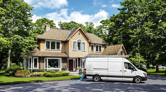 Stow Dryer Vent Cleaning dryer vent cleaning crew working in Kent, OH