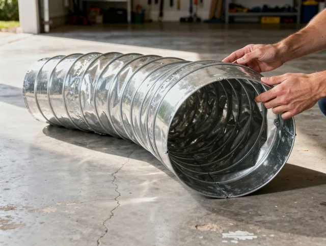 Stow Dryer Vent Cleaning specialist using advanced equipment for thorough duct cleaning in Stow