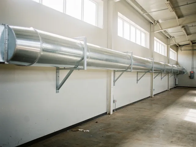 Stow Dryer Vent Cleaning team performing heavy-duty industrial dryer vent cleaning in Stow
