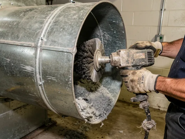 Industrial-grade dryer vent cleaning by Stow Dryer Vent Cleaning in Stow